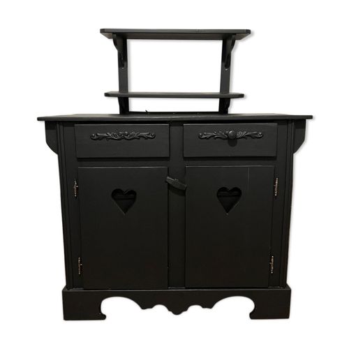 Commode Style Gustavien Amp Tagre Noir