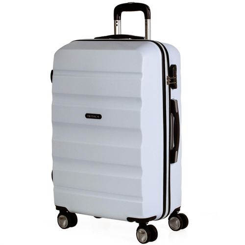 Valise De Voyage Rigide 4 Roues Trolley De Taille Moyenne 61 Cm En ABS. Résistante Et Légère. Poignée 2 Anses Et Cadenas. Étudiant Et Professionnel. T71660
