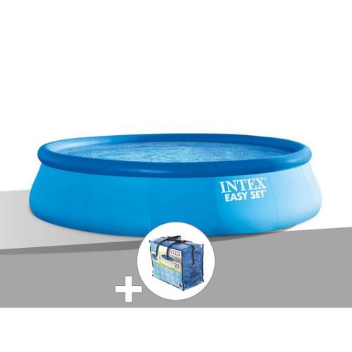 Kit piscine autoportée Intex Easy Set 4,57 x 1,22 m + Bâche à bulles