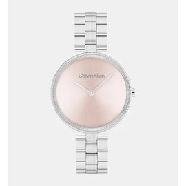 Calvin Klein - Montre Femme Timeless Rose 25100015 - Argenté