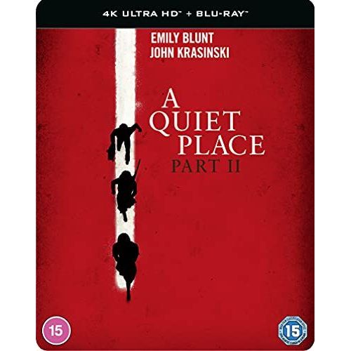 A Quiet Place Part Ii 4k Uhd Steelbook [Blu-Ray] [2021] [Region A & B & C]