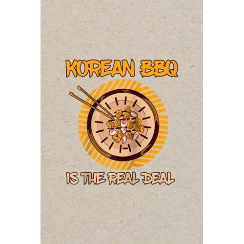 Music Album Review Notebook | Mens Korean Bbq Is The Real Deal Asian Traditional Foodie Retro Raglan Baseball