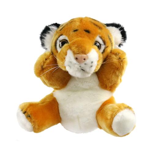 Marionnettes À Main Avec Des Jouets En Peluche, Accessoires De Narration, Jouets Pour Le Jeu Imaginatif, La Narration, L'enseignement, L'école Maternelle Et Les Jeux De Rôle (Tigre Jaune)