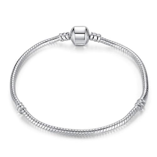 Bracelet Femme En Métal Argenté - Crystal Pearl Cry C2120 J Unique