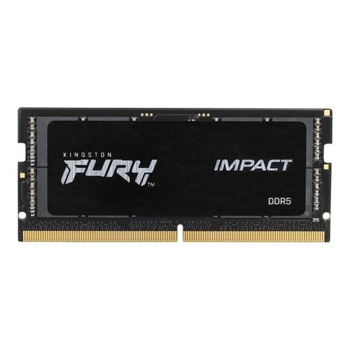Kingston FURY Impact - DDR5 - module - 32 Go - SO DIMM 262 broches - 2800 MHz / PC5-44800 - CL40 - 1.1 V - mémoire sans tampon - on-die ECC