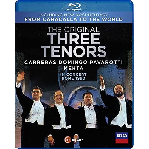 The Original Three Tenors [José Carreras; Placido Domingo; Luciano Pavarotti; Maggio Musicale Fiorentino; Teatro Dell'opera Di Roma; Zubin Mehta] [C Major Entertainment: 758804] [Blu-Ray] [2021]
