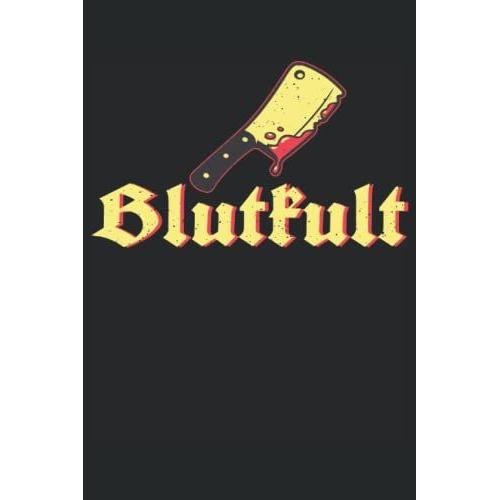 Blutkult - Notebook: 108 Checkered A5 Pages, Notepad Postedbook Music Book