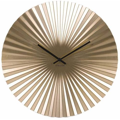 Horloge design en métal Sensu Doré