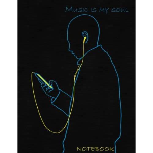 Notebook For Music Lovers - For Kids And Adults: Blank Sheet Music Notebook 100 Pages 8.5x11 Inch