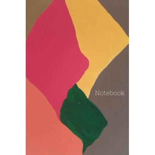 Notebook: Lined"6x9" Practical Journal Notebook: Abstract, Elegant, Contemporary & Attractive Paper Cover Notebook