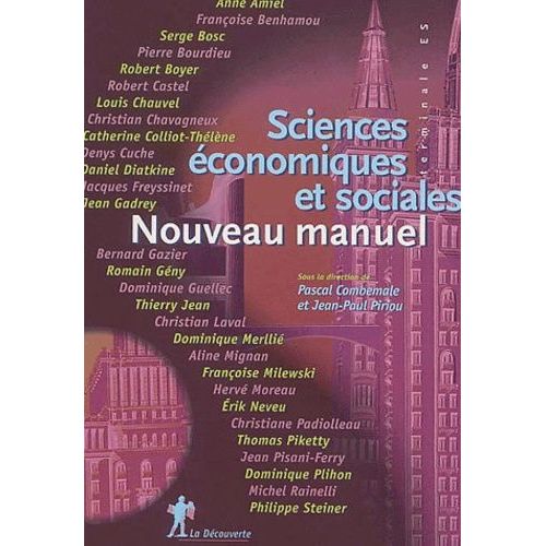 Sciences Economiques Et Sociales Terminales Es - Nouveau Manuel, 3eme Edition
