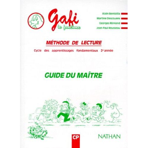 Methode De Lecture Cp - Guide Du Maitre, Cycle Des Apprentissages Fondamentaux, 2eme Annee