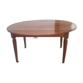 Table Ovale En Merisier Bois