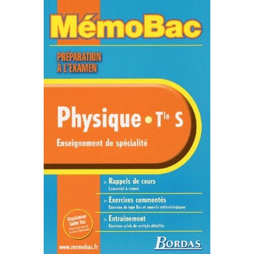 Physique Terminale S Enseignement De Specialite