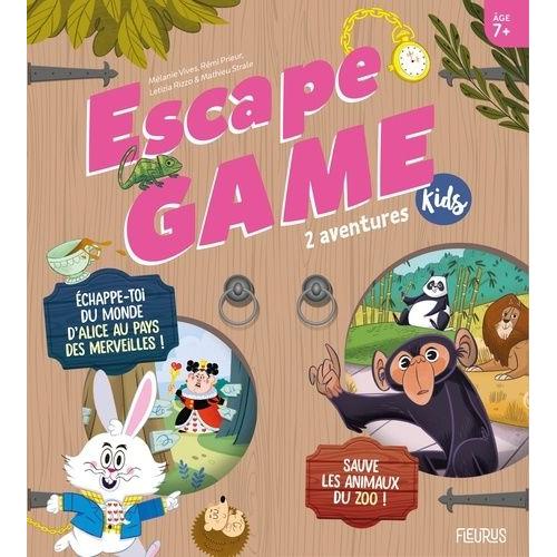 Escape Game Kids 2 Aventures : Echappe-Toi Du Monde D'alice Au Pays Des Merveilles ! - Sauve Les Animaux Du Zoo !