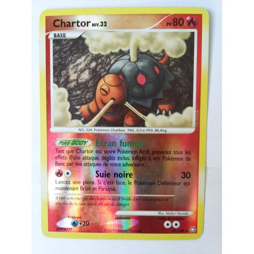 Carte Pokémon:Chartor N°41/146 Rare Holo Reverse,Série Éveil Des Légendes Version Française.