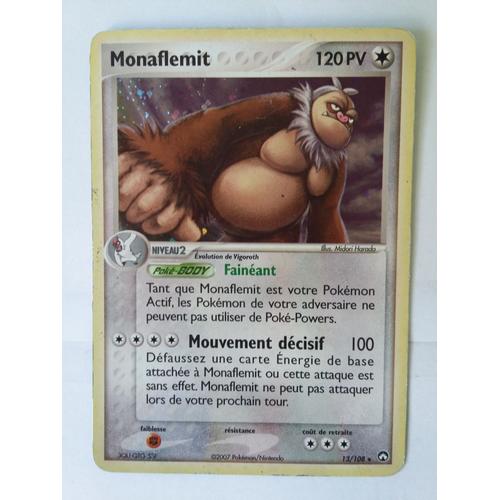 Carte Pokémon:Monaflemit N°13/108 Rare Holo,Série Ex Gardiens Du Pouvoir Version Française.