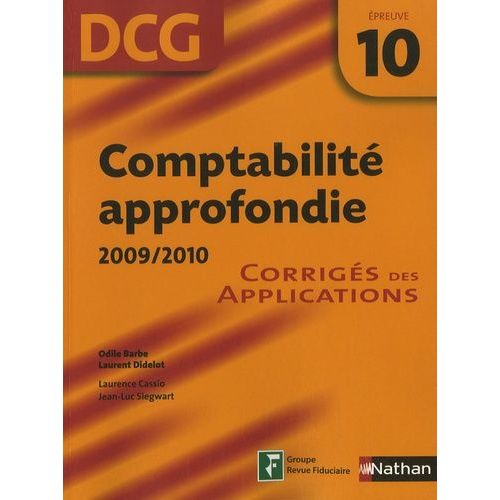 Comptabilité Approfondie - Corrigés Des Applications