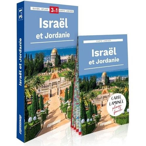 Israël Et Jordanie - Guide + Atlas + Carte Laminée 1/1 000 000