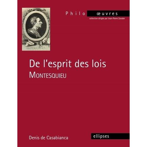 De L'esprit Des Lois - Montesquieu