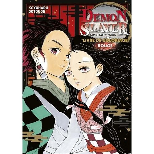 Demon Slayer - Livre De Coloriage - Tome 1 : Rouge