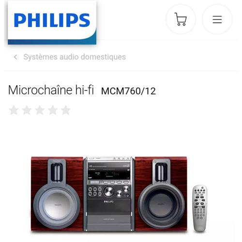 Mini chaine Hi-fi Philips