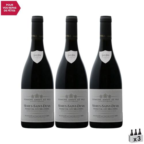 Domaine Pierre Amiot Et Fils Morey-Saint-Denis 1er Cru Les Millandes Rouge 2020 X3