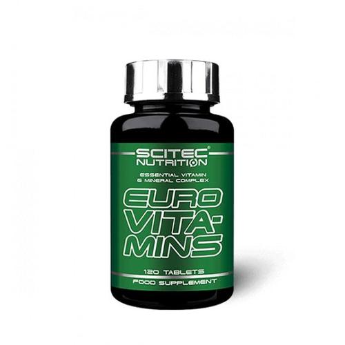 Euro Vita-Mins (120 Tablettes)| Multivitamines|Scitec Nutrition 