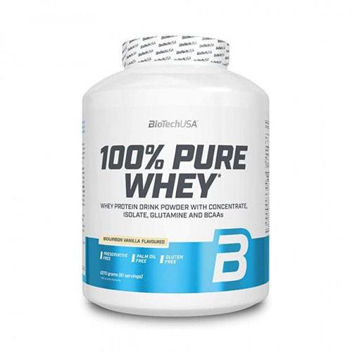 100% Pure Whey (2,27kg)|Vanille Bourbon| Whey Protéine|Biotech Usa 