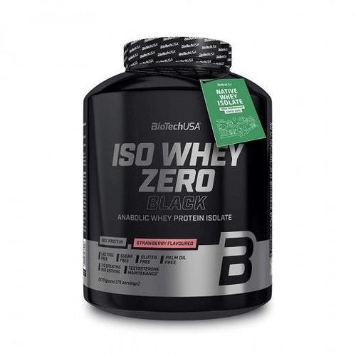 Iso Whey Zero Black (2,27kg)|Fraise| Whey Isolate|Biotech Usa 