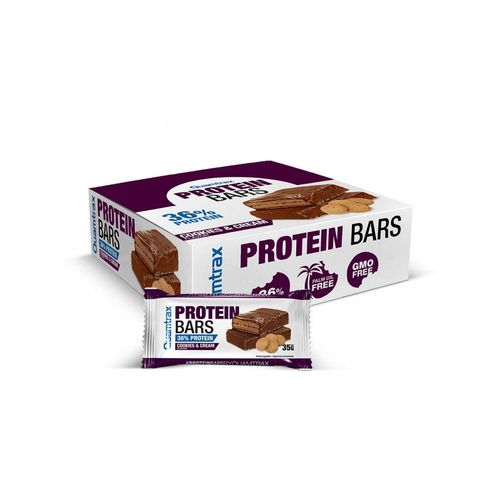 Boîte De Protein Bar (32x35g)|Cookies Et Cream| Barres Protéinées|Quamtrax 