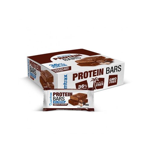 Boîte De Protein Bar (32x35g)|Chocolat Noisette| Barres Protéinées|Quamtrax 