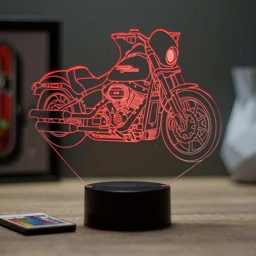 Lampe de chevet veilleuse FatBoy Harley Davidson - avec