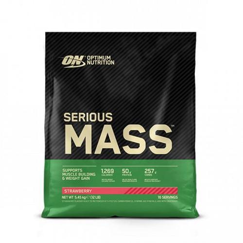 Serious Mass (5,4kg)|Fraise| Gainers|Optimum Nutrition 