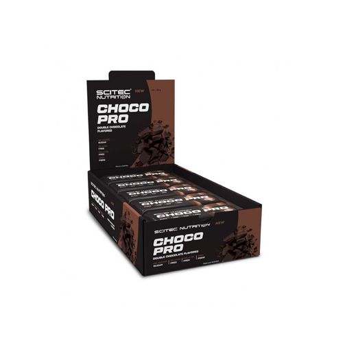Barre Choco Pro (50g)|Double Chocolat|Barres Protéinées|Scitec Nutrition 