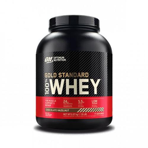 100% Whey Gold (2,27 Kg)|Chocolat Noisette| Whey Protéine|Optimum Nutrition 