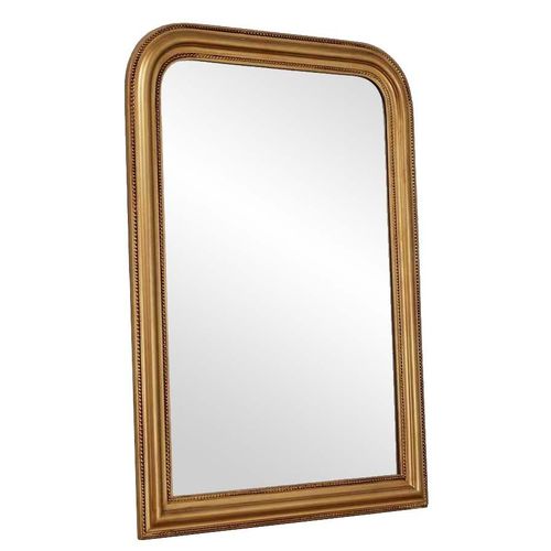 Miroir avec moulure en bois dorée 104 x74 x 3 cm