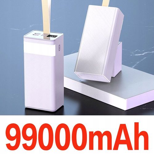 Chargeur Portable Batterie,Powerbank Blanc 50000mah 1 Pc.