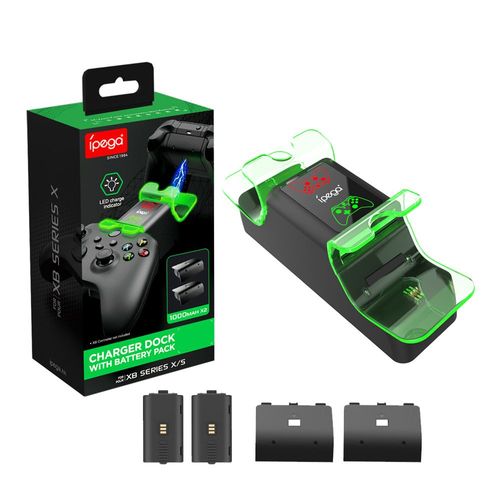 Contrôleur Xbox Series X/S Chargeur Double Siège Éclairé Xsx Chargeur De Manette Sans Fil Support De Charge À Double Poignée[1pcs]