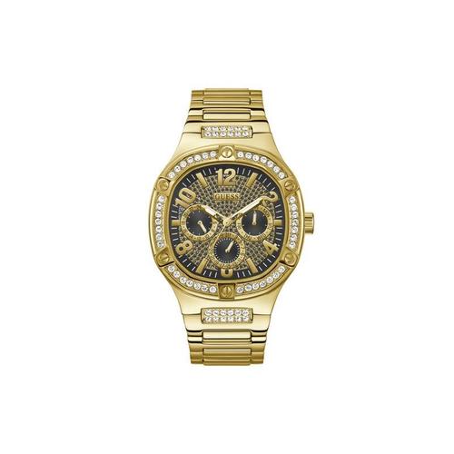 Guess Duke Montre Multifonction Homme Acier Doré Gw0576g2