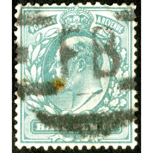 Timbre Oblitéré Angleterre, Postage & Revenue, Half Penny