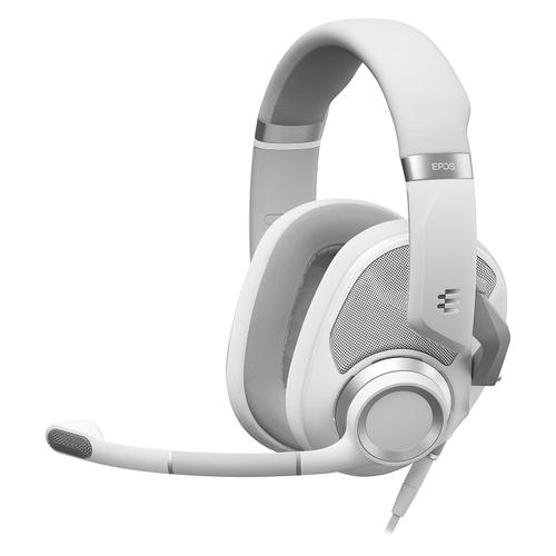 EPOS H6PRO - Micro-casque - circum-aural - filaire - jack 3,5mm - Blanc