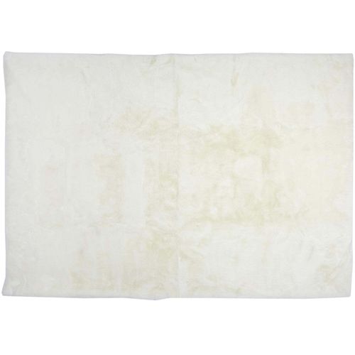 Tapis 120x170 Cm En Imitation Fourrure Écru