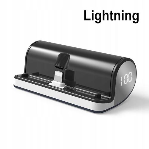 Chargeur Portable Batterie,Powerbank Noir 2600mah Lightning