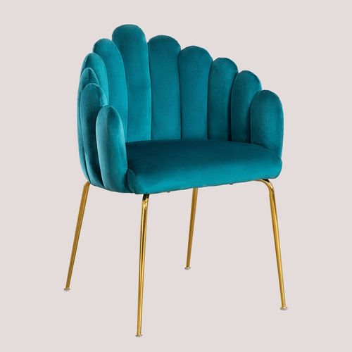 Chaise De Salle À Manger En Velours Markina