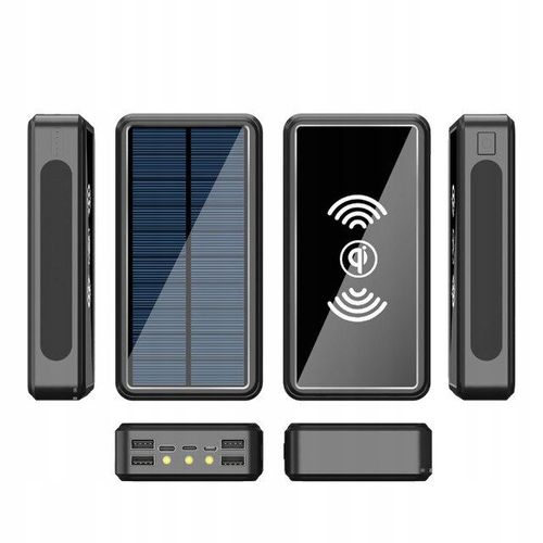 Chargeur Portable Batterie,Power Bank Noir 50000mah Sans Fil