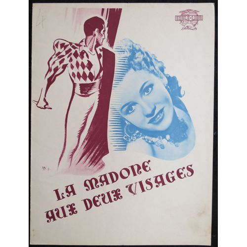 La Madone Aux Deux Visages - Film 1945 De Arthur Grabtree Avec Phyllis Calvert, Stewart Granger, Patricia Roc - Livret De Cinéma Original - Dossier De Presse - Chaque Page De 23x31 Cm - Gaumont
