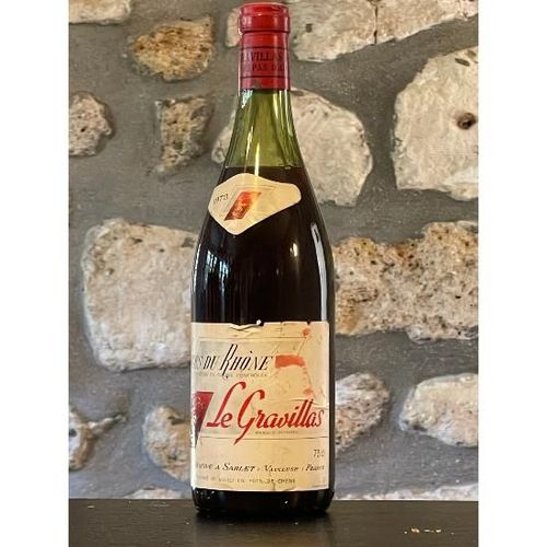 Vin Rouge, Cotes Du Rhone, Le Gravillas 1973