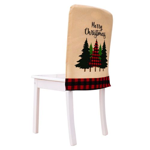 Housse De Chaise De Salle À Manger, Portable, Réutilisable, Pour Noël, Ambiance Festive, Pour La Maison, Fournitures De Fête
