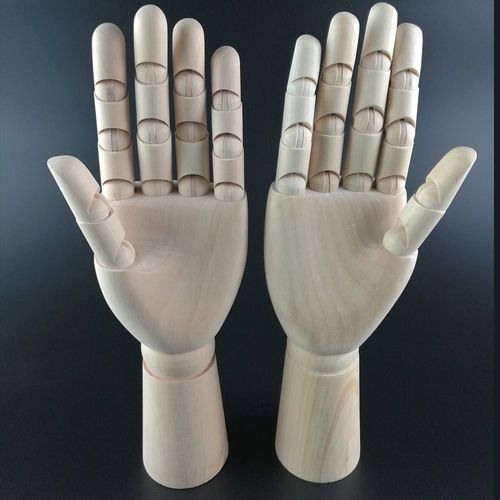 Sculpture en bois articulée pour hommes, modèle d'artiste droite/gauche, Mannequin, fournitures d'art en bois, dessin en bois, 30x6cm